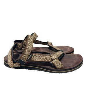 Teva Midform Universal Women Strappy Sandals 9 Gemina Maple Sugar Open Toe Vegan